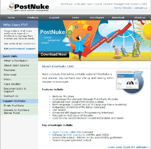 Cheapest PostNuke Web Hosting Example