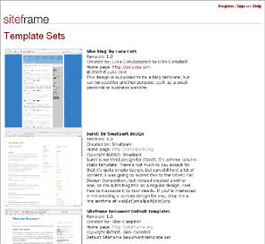 Cheapest SiteFrame Web Hosting Example